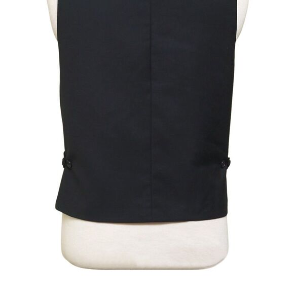 Mens Tartan Plaid Vest 44R Green Blue Red Lambswool Waistcoat XL Formal Wedding - Picture 9 of 9